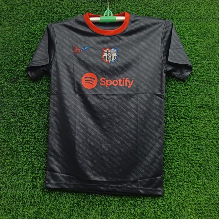 Bercelona Embroidery Football Jersey For Boy -6387
