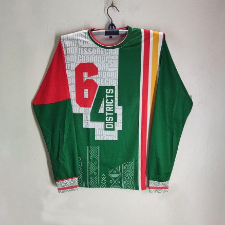 Bangladesh Full Sleeve Jersey for Man - 64 Districts Jersey - Bangladesh Jersey 2024-25_313