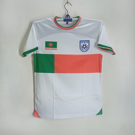 Bangladesh Short Sleeve Football Jersey For Men - BFF Jersey - Bangladesh Football Jersey__540_White