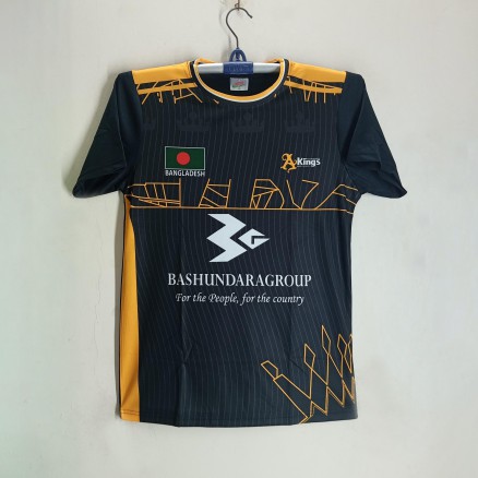 Bashundaragroup Short Sleeve Football Jersey for Man - Club Jersey For Man - Bashundaragroup Jersey_2089_Black