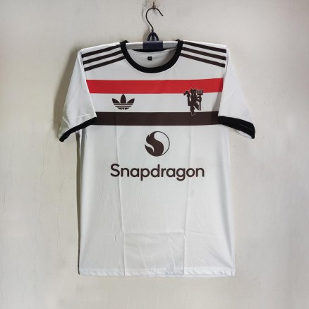 Manchester United Short sleeve Football Jersey For Men - Manchester United Jersey 2024-25__356_off White