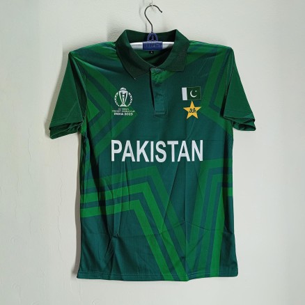 Pakistan World Cup Jersey - Short Sleeve Polo Jersey For Men - Pakistan Cricket Jersey 2025-26_328