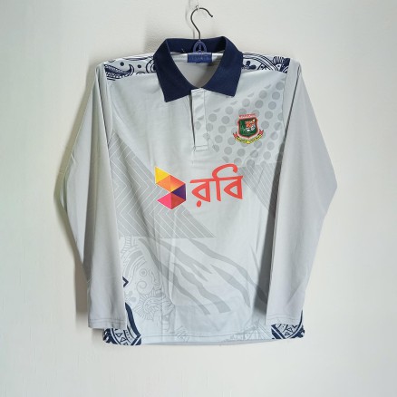 Bangladesh Full Sleeve Collar Polo Cricket Training Jersey For Men - Training Jersey For Men - Bangladesh Cricket Jersey 2025_2025