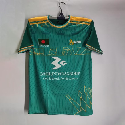 Bashundaragroup  Short Sleeve Football Jersey For Man - T Shirt for Man - Bashundara Jersey_166_Green