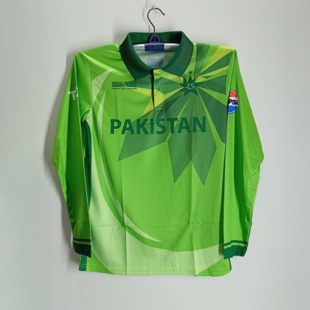 Pakistan ICC Champions Trophy Jersey For Man - Full Sleeve Polo T Shirt - Pakistan Cricket Jersey 2025-26_381