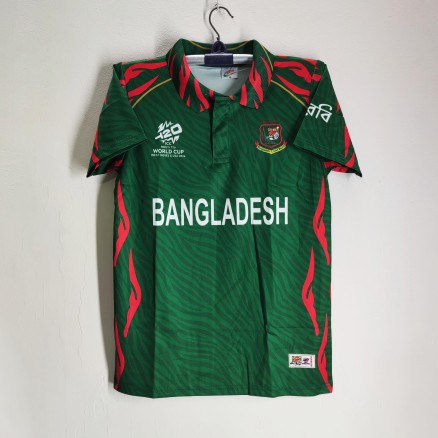 Bangladesh T20 World Cup Jersey - Short Sleeve Collar Polo Jersey For Men - Bangladesh Cricket Jersey 2025_117