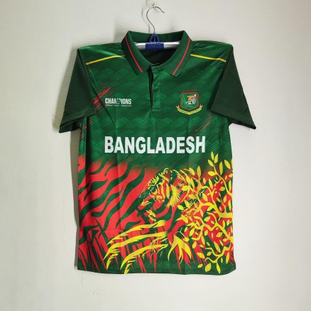 Bangladesh ICC Champions Trophy Jersey For Man - Half Sleeve Polo T Shirt - Bangladesh Cricket Jersey 2025-26_250