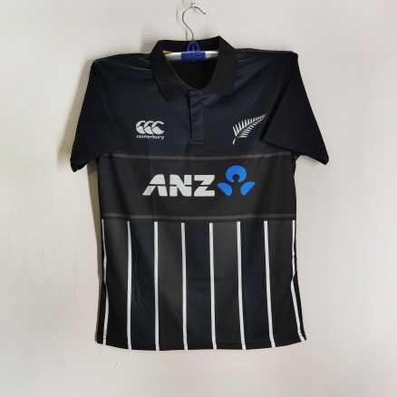 New Zealand Short Sleeve Polo Cricket Jersey For Men - New Zealand Cricket Jersey 2025-2026_564