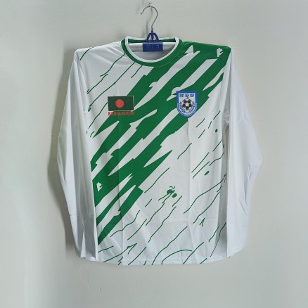 Bangladesh Football Jersey - Full sleeve Football Jersey for Man -Football Jersey_152_White