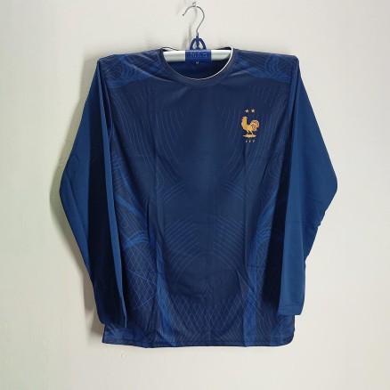 France Euro 2024 Jersey - France Full Sleeve Football Jersey For Man - France Football Jersey__516_Blue
