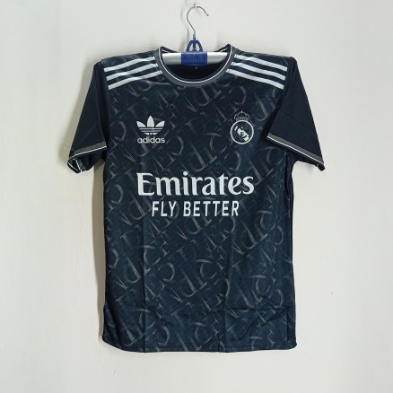 Real Madrid Short Sleeve Football Jersey For Men - Real Madrid Jersey 2024_245_Black