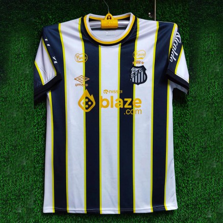 Santos Golgola Embroidery Football Jersey  For Men_3003