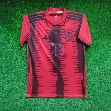 Bayern Polo Embroidery Football Jersey  For Men_3055