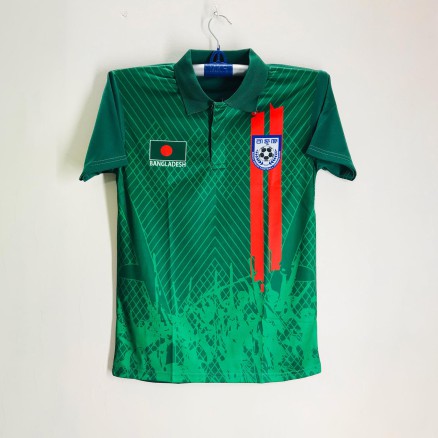 Bangladesh Football Jersey - Short Sleeve Collar Football Jersey for Man -Football Jersey_298