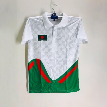 Bangladesh Football Jersey - Short Sleeve Collar Football Jersey for Man -Football Jersey_300