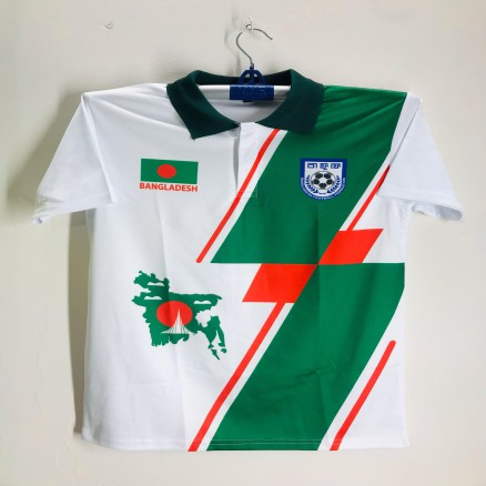 Bangladesh Short sleeve Collar Polo Jersey For Man- Bangladesh Football Jersey_629_White