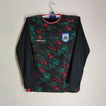 Bangladesh Football Jersey - Full sleeve Football Jersey for Man -Football Jersey 2025_153_Black