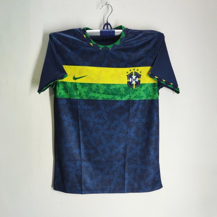 Brazil Golgola Short Sleeve Football Jersey For Man - Brazil Jersey 2025_287_Blue