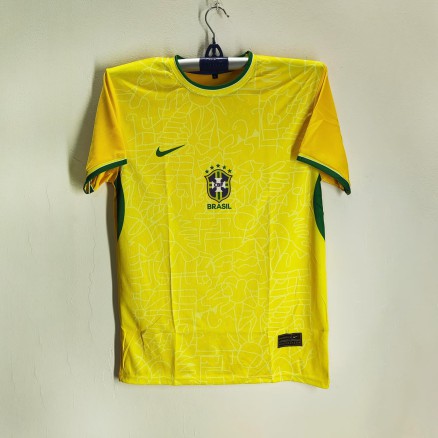Brazil Jersey - Short Sleeve Football Jersey For Men - Brazil Football Jersey 2025_468_Yellow