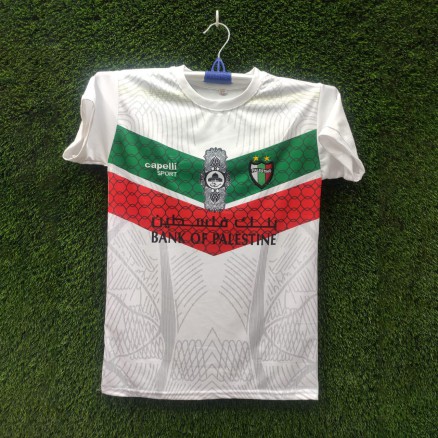 Palestine Golgola Embroidary Football Jersey for Boy_15001