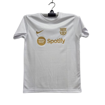 Bercelona Embroidery Football Jersey For Boy_3854