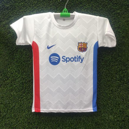 Bercelona Golgola Embroidary Football Jersey for Boy_15552