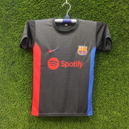 Bercelona Golgola Embroidary Football Jersey for Boy_15560