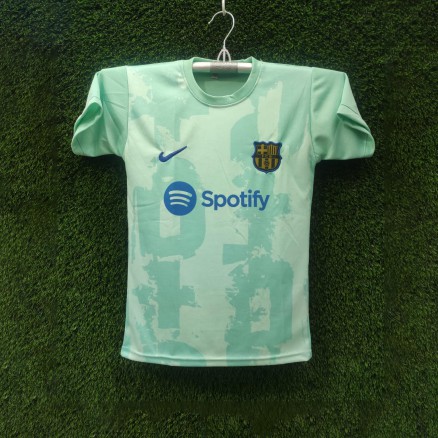 Bercelona Golgola Embroidary Football Jersey for Boy_15561