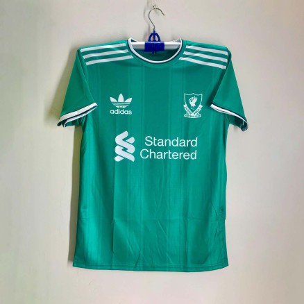 Liverpool Golgoal Half-sleeve Club Football Jersey for Men_2139_Green