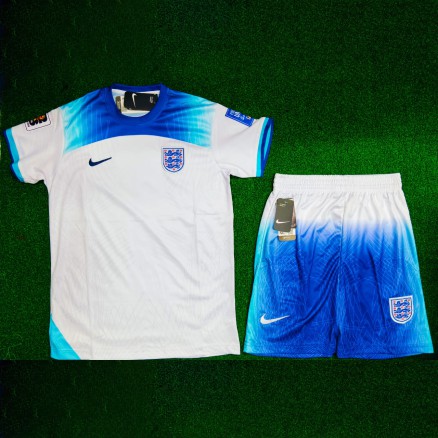 England Golgola Half-sleeve Embroidary Football Jersey and Short-pant for Men_9655