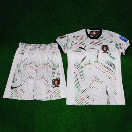 Portugal Golgola Half-sleeve Embroidery Football Jersey and Short-pant for Men _9664