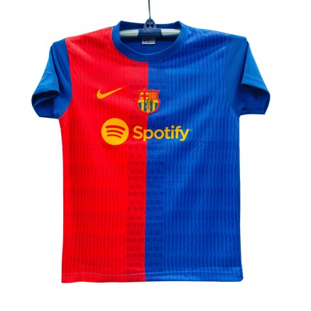 Bercelona Sublimation Golgola Half-sleeve Foortball Jersey for Boy_16002