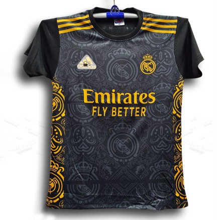 Real Madrid Sublimation Golgola Half-sleeve Foortball Jersey for Boy_16012