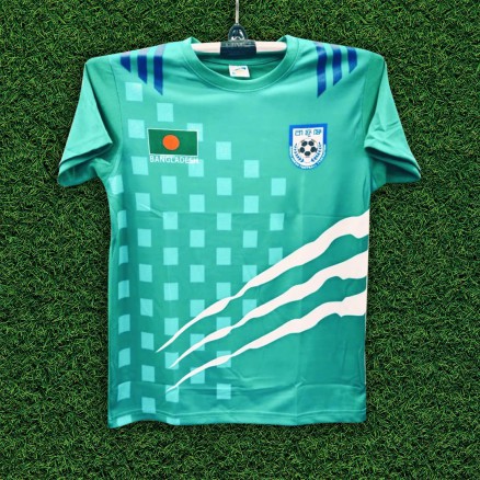 Bangladesh Sublimation Golgola Half-sleeve Foortball Jersey for Boy_16021