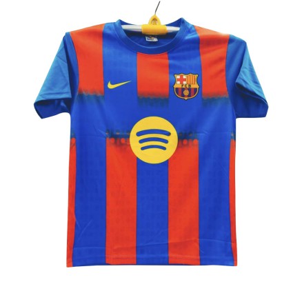 Bercelona Sublimation Golgola Half-sleeve Foortball Jersey for Boy_16034