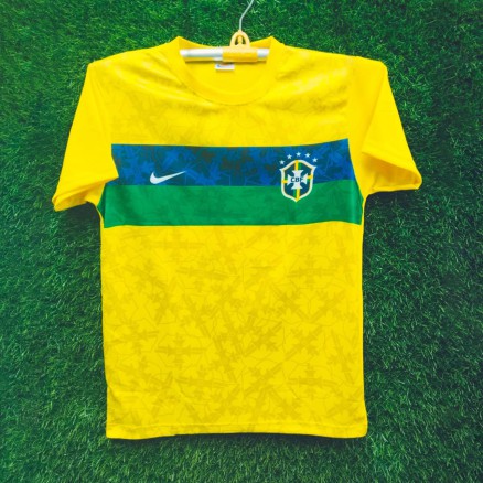 Brazil Sublimation Golgola Half-sleeve Foortball Jersey for Boy_16036