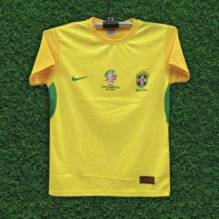 Brazil Sublimation Golgola Half-sleeve Foortball Jersey for Boy_16038