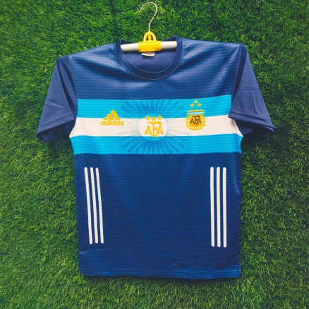 Argentina Sublimation Golgola Half-sleeve Foortball Jersey for Boy_16041