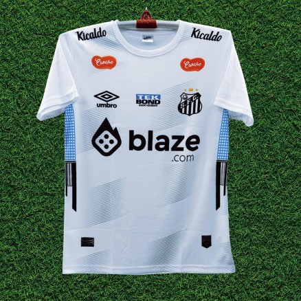 Santos Sublimation Golgola Half-sleeve Foortball Jersey for Boy_16046