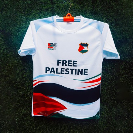 Palestine Sublimation Golgola Half-sleeve Foortball Jersey for Boy_16080