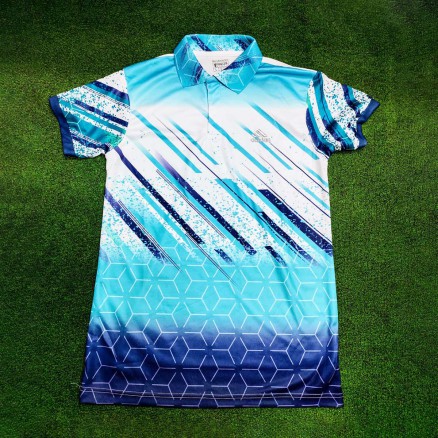 Half Sleeve Polo Sublimation Jersey For Men  _ 9572