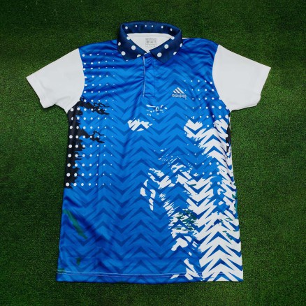 Half Sleeve Polo Sublimation Jersey For Men  _ 9573
