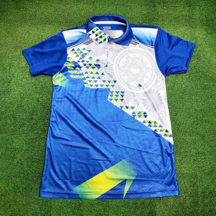 Half Sleeve Polo Sublimation Jersey For Men  _ 9575