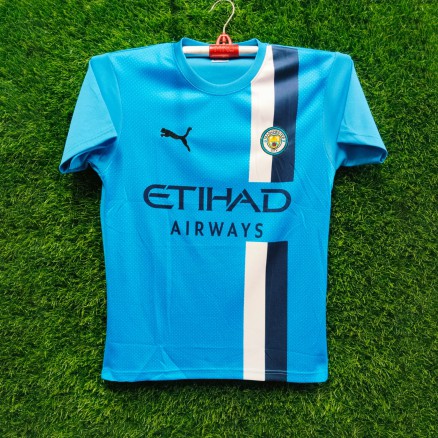 Manchester City Sublimation Golgola Half-sleeve Football Jersey for Men_16110