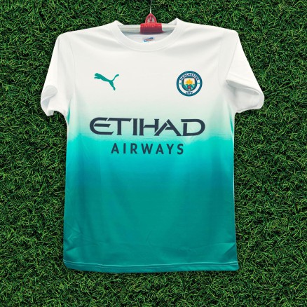 Manchester City Sublimation Golgola Half-sleeve Football Jersey for Men_16115