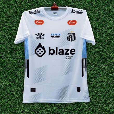 Santos Sublimation Golgola Half-sleeve Football Jersey for Men_16118