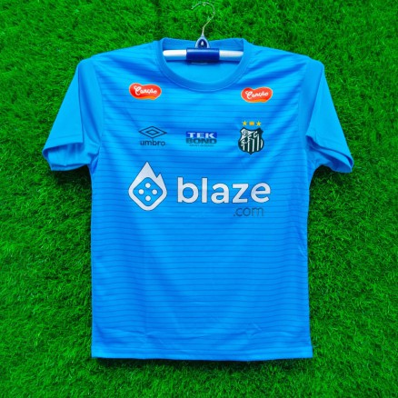 Santos Sublimation Golgola Half-sleeve Football Jersey for Men_16119