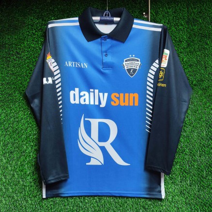 Rongpur Riders Embroidery Polo Full-Sleeve  BPL Cricket Jersey for Men_3102