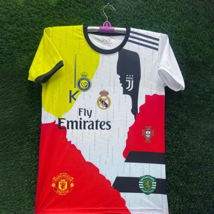 Malti Club Embroidery Gol Gola Half-sleeve Football Jersey For Men -8537