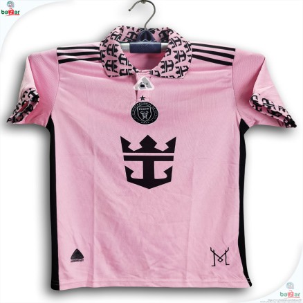 Inter Miami Sublimation Polo Half-sleeve football jersey for boy_04